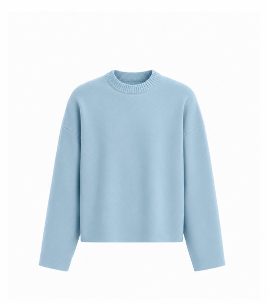 Mohair Knitwear ‘Sky Blue’ Sweater