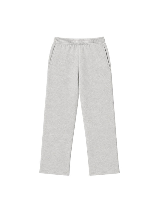 400 GSM "Heather Grey" Straight Sweatpants