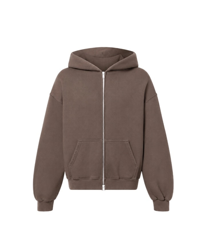 400 GSM 'Vulcan' DOUBLE ZIP HOODIE