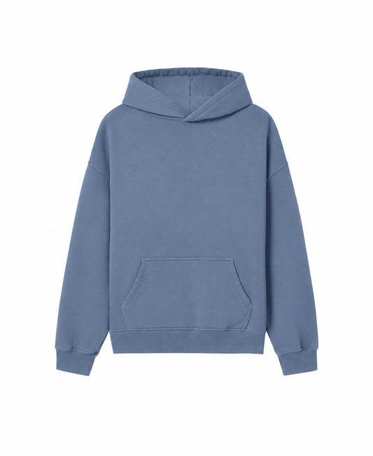 400 GSM 'Stone-Blue' HOODIE