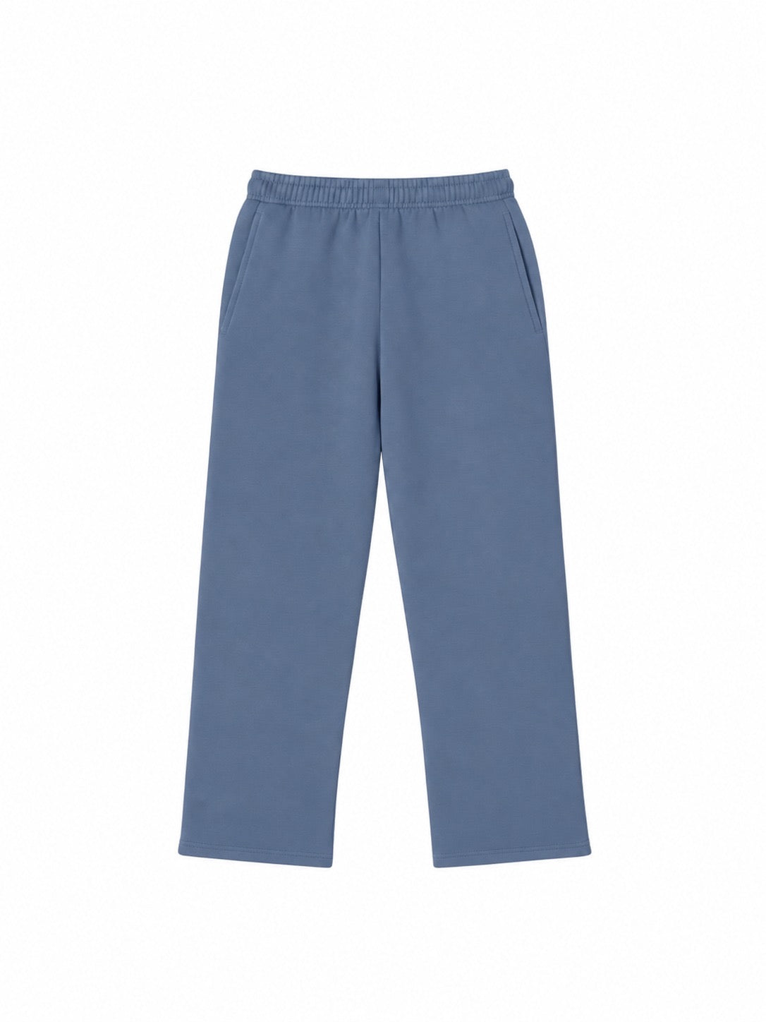 400 GSM ‘Stone-Blue’ Straight Sweatpants