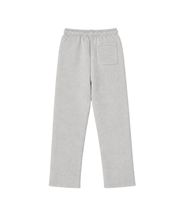 400 GSM "Heather-Gray" Straight Sweatpants