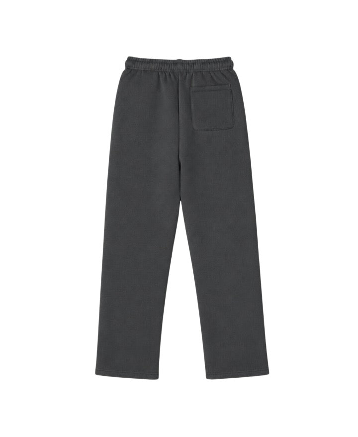 400 GSM "Deep Grey" Straight Sweatpants