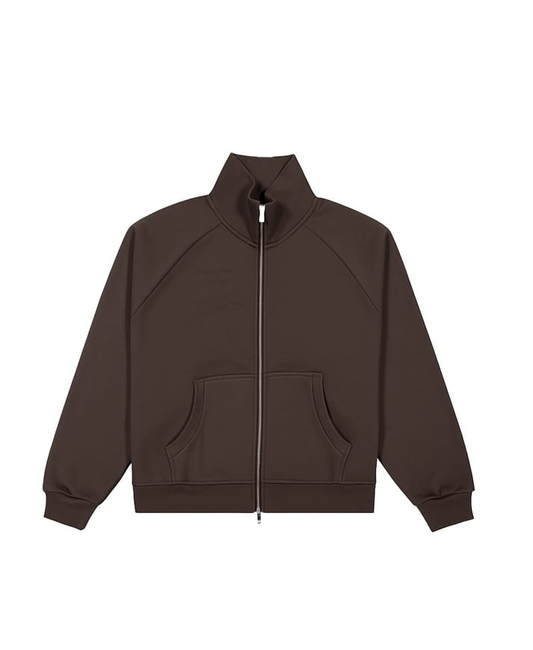 400 GSM 'coffee' Track Jacket