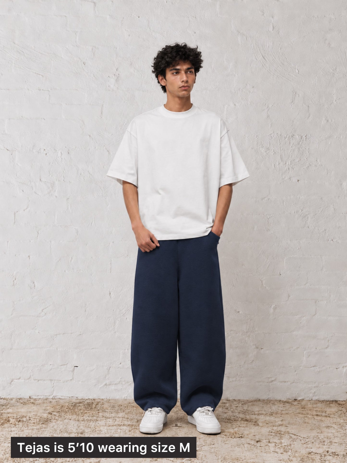 400 GSM "Navy" Straight Sweatpants