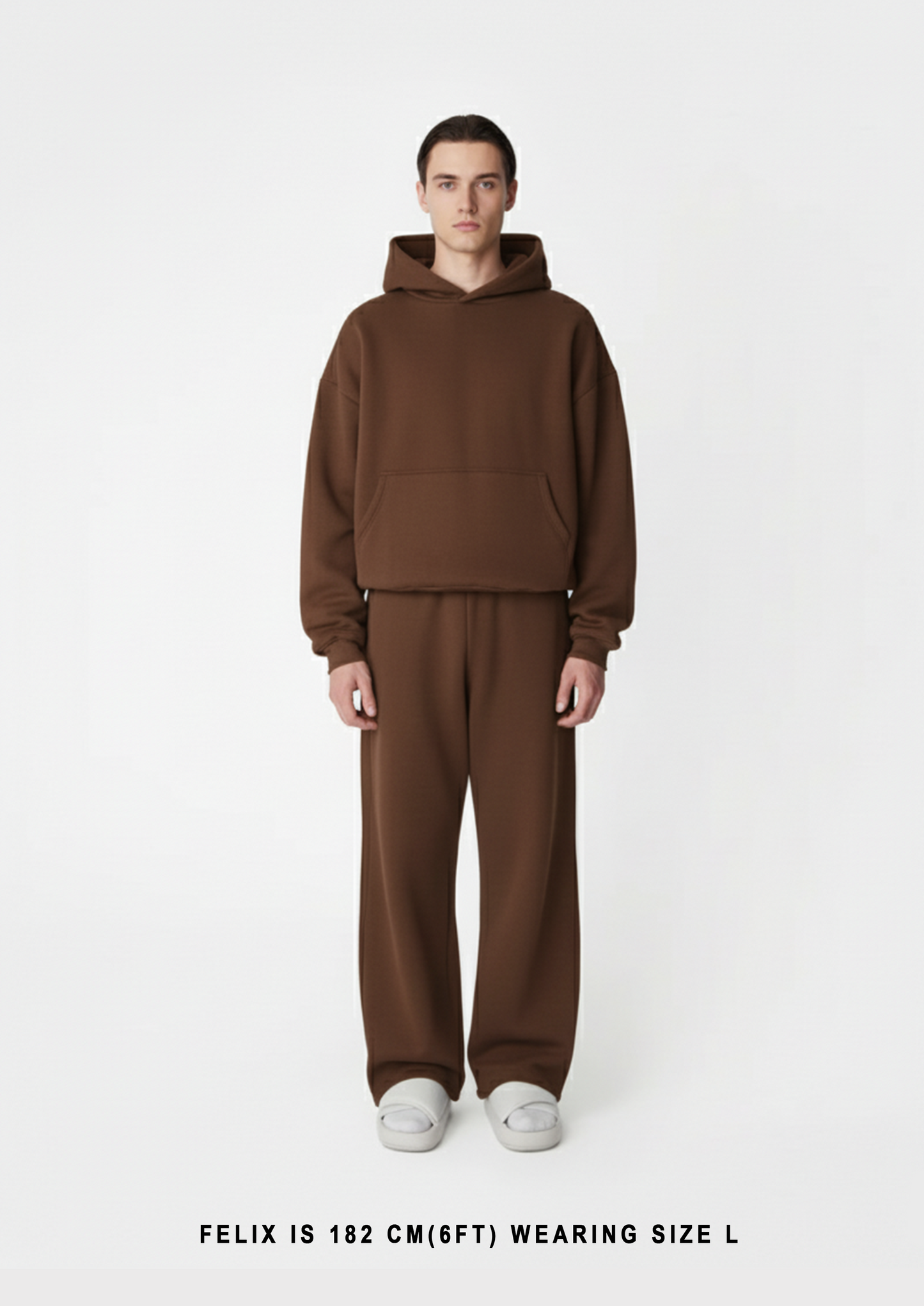 400 GSM "Mocha Brown" Hoodie