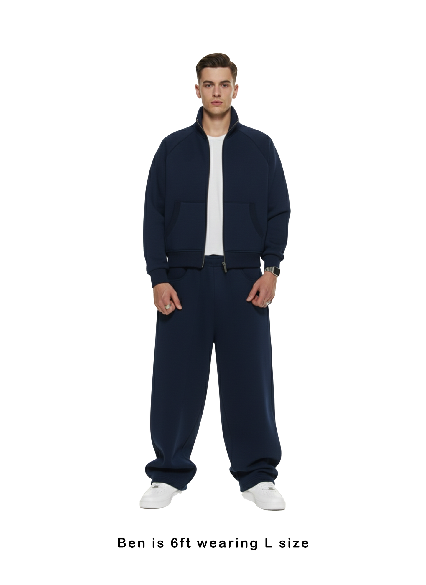 400 GSM 'Navy' Track Jacket