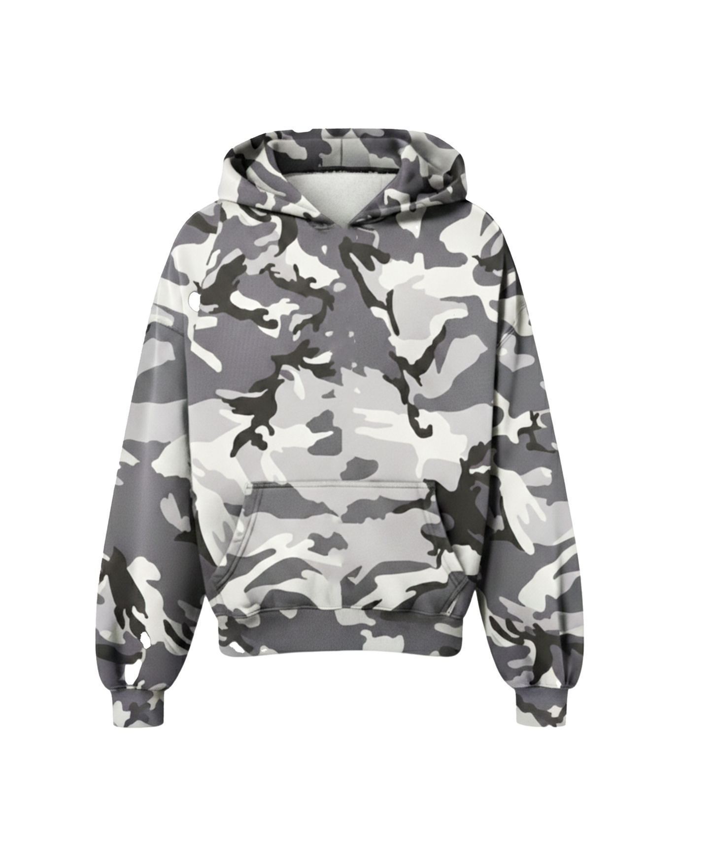 400 GSM "Snow Camo" Hoodie