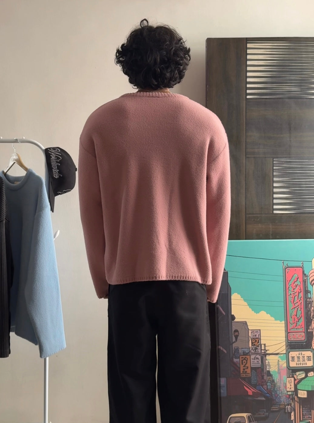 Mohair Knitwear ‘PINK’ Sweater