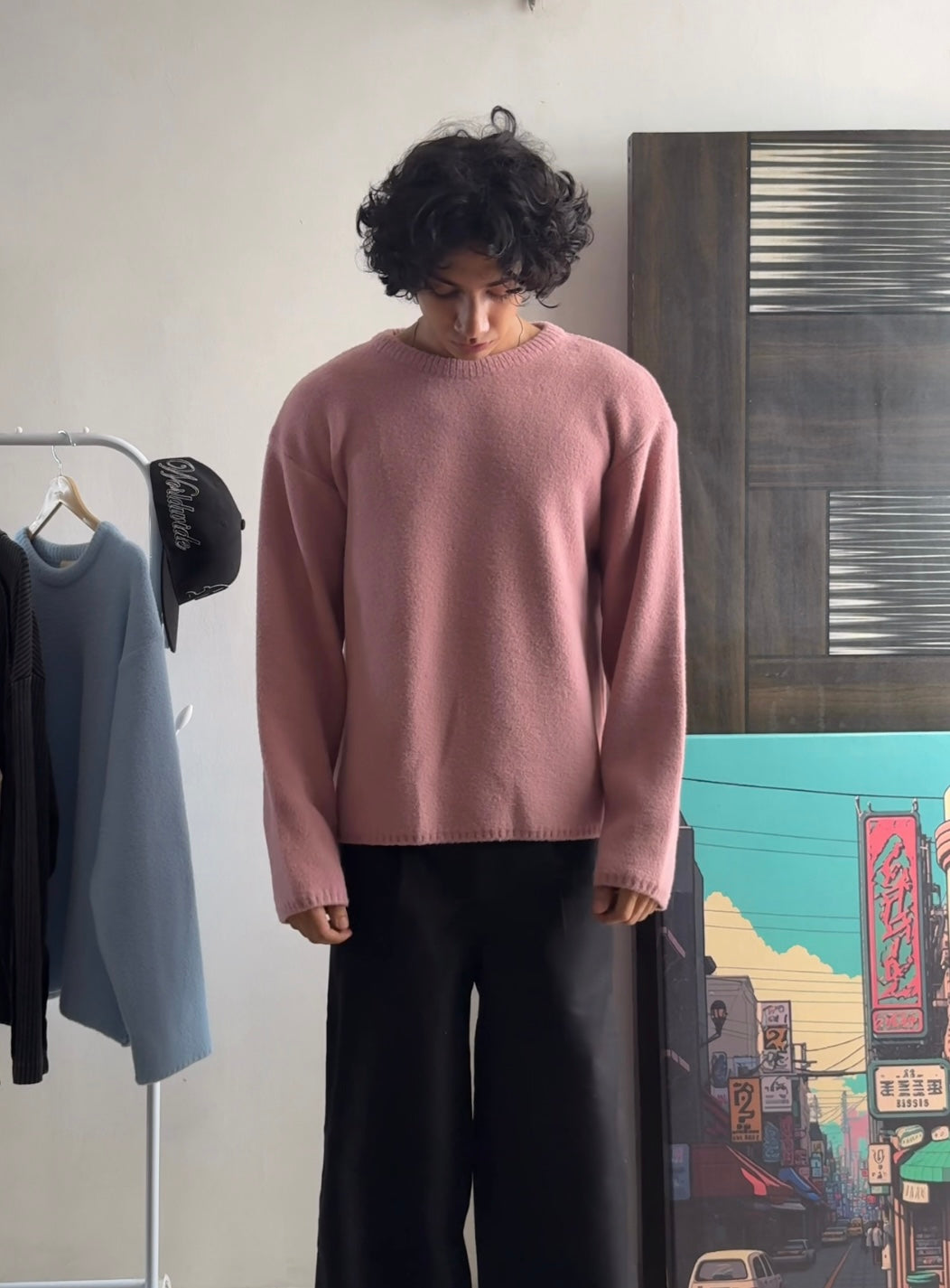 Mohair Knitwear ‘PINK’ Sweater