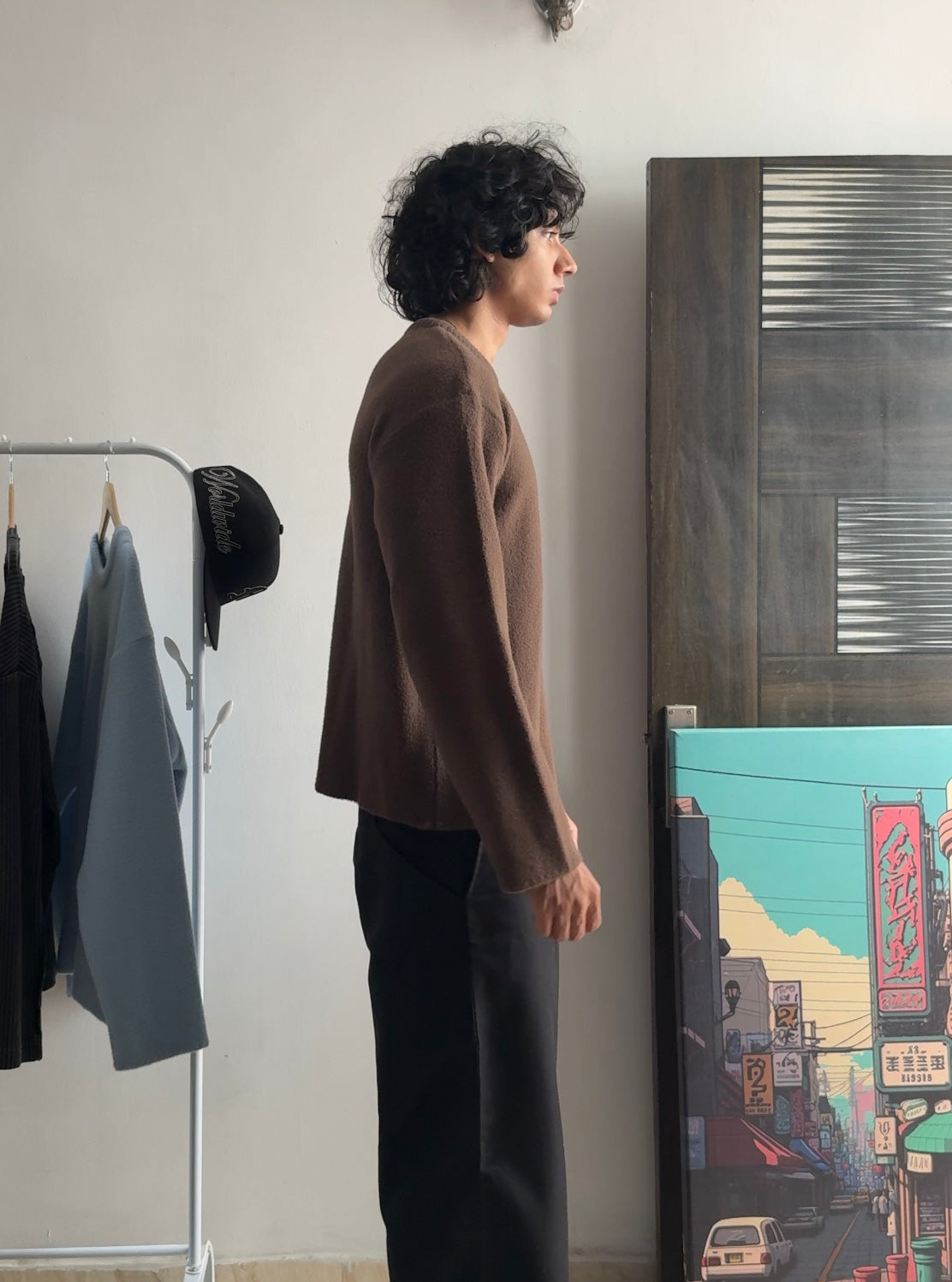 Mohair Knitwear ‘MOCHA BROWN’ Sweater