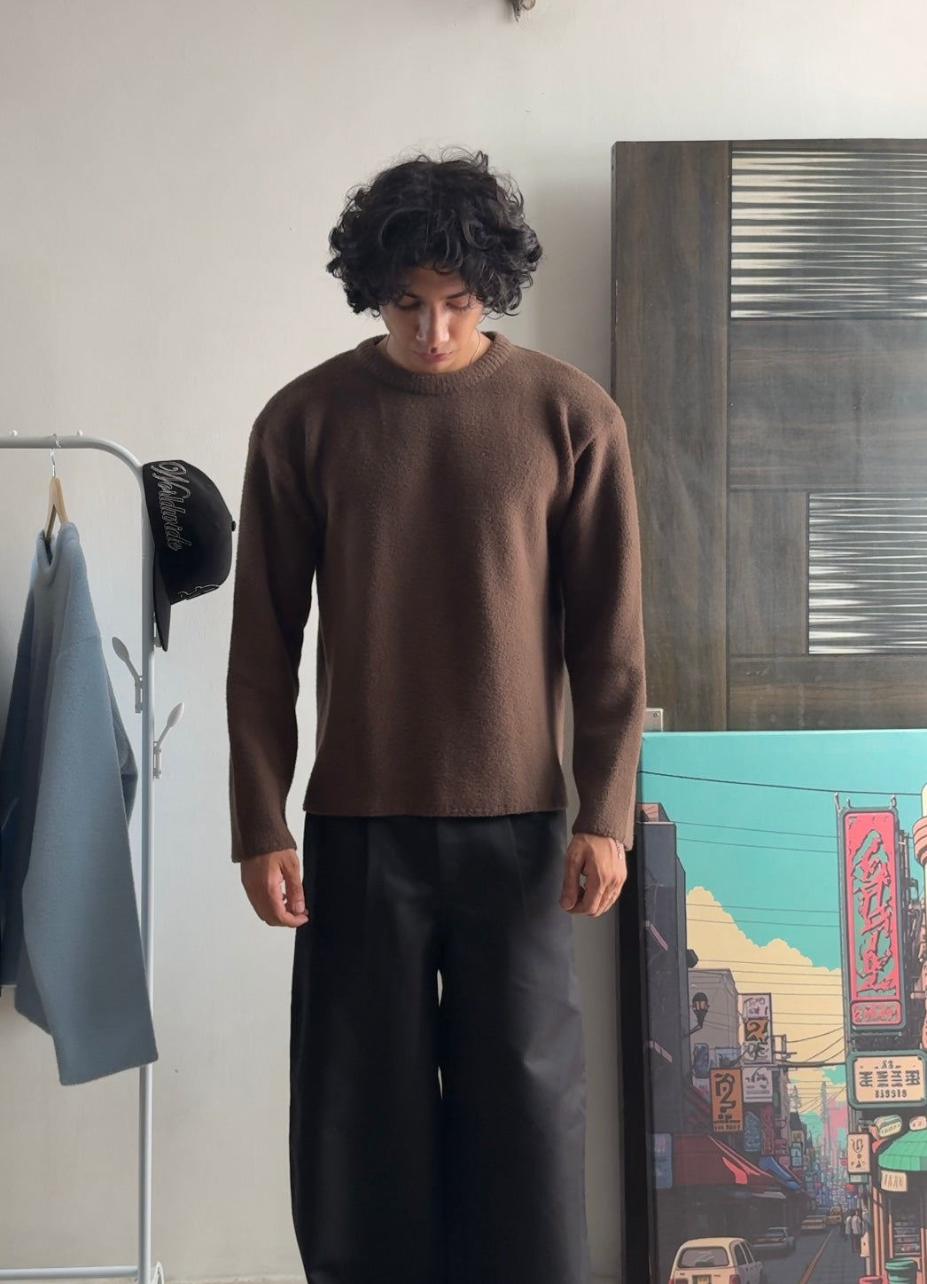 Mohair Knitwear ‘MOCHA BROWN’ Sweater