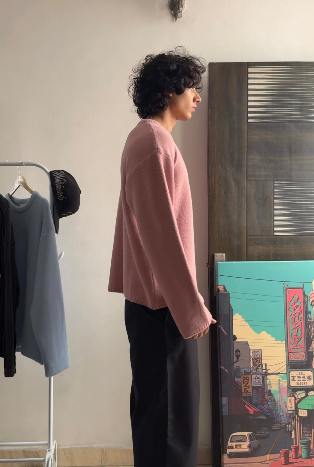 Mohair Knitwear ‘PINK’ Sweater