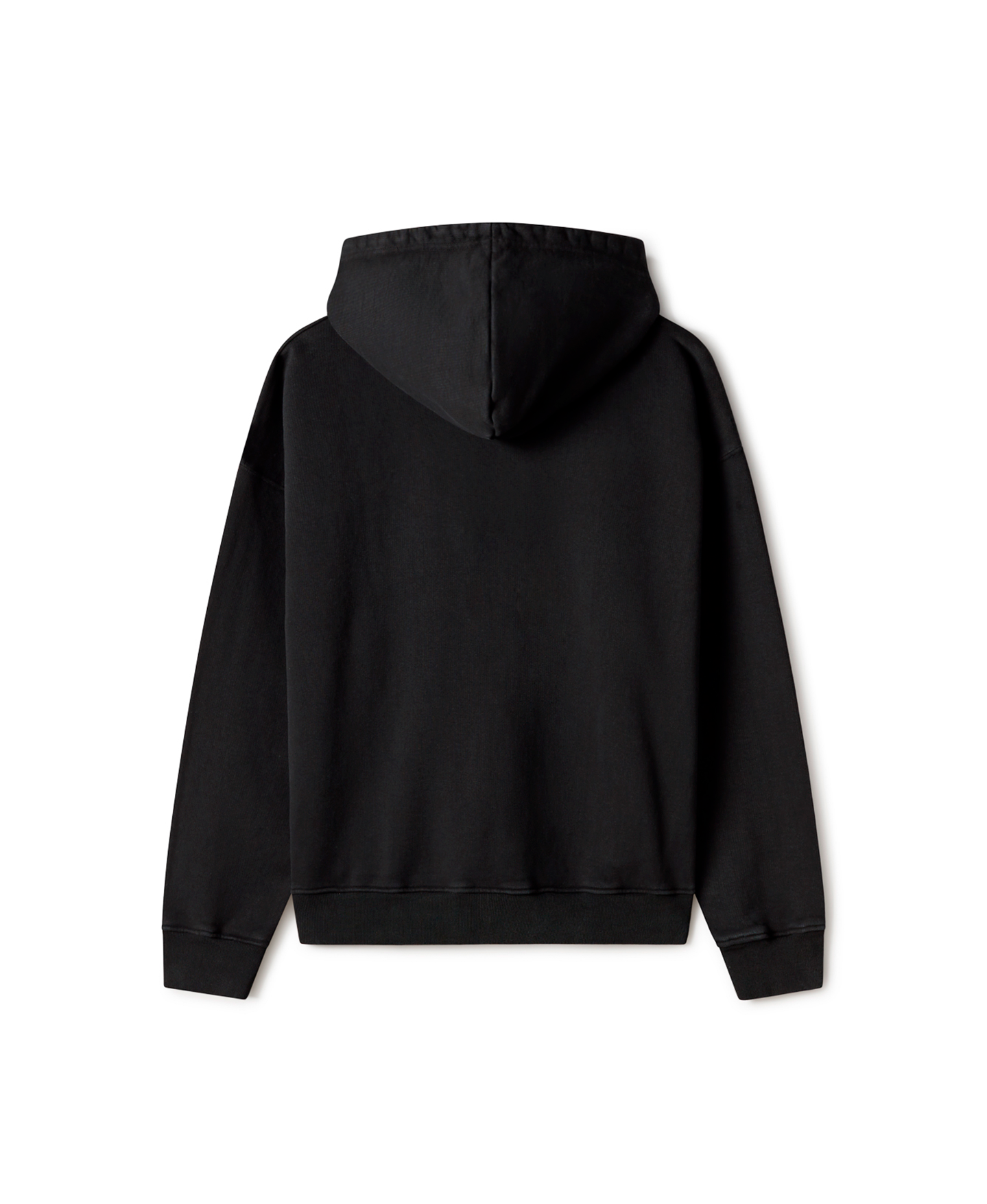 'BLACK' DOUBLE ZIP HOODIE