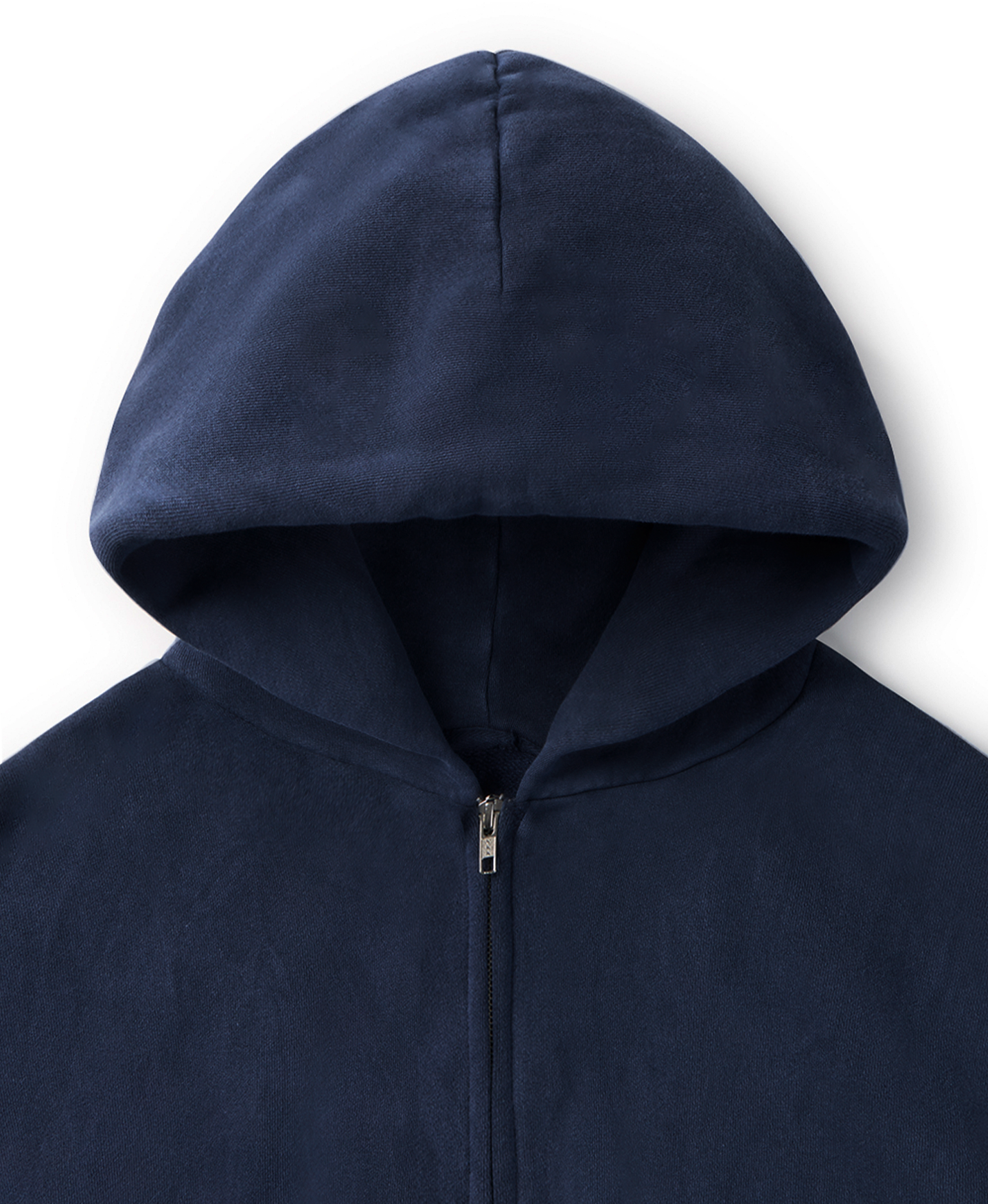 'NAVY' DOUBLE ZIP HOODIE