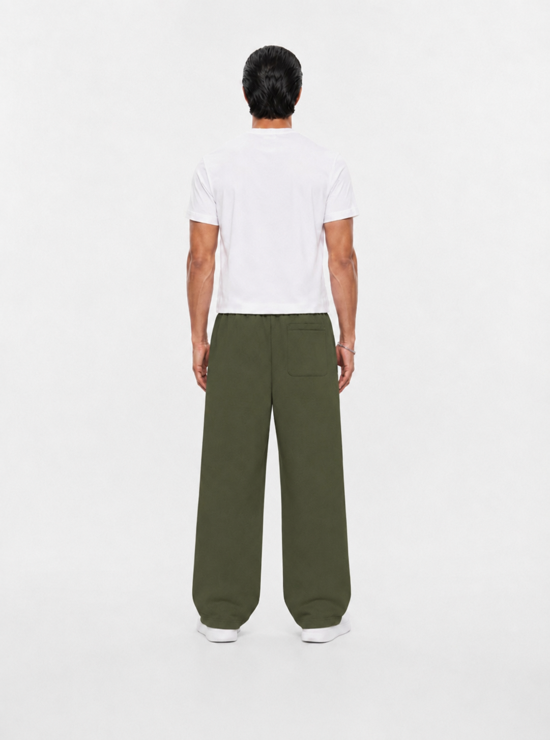 400 GSM ‘Deep-Olive’ Straight Sweatpants