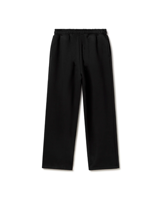 400 GSM "Black" Straight Sweatpants