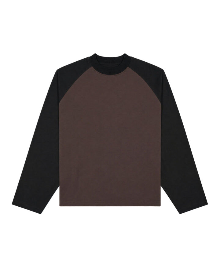 300 GSM ‘Coffee & Black’ RAGLAN TEE