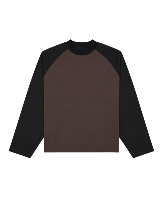 300 GSM ‘Coffee & Black’ RAGLAN TEE