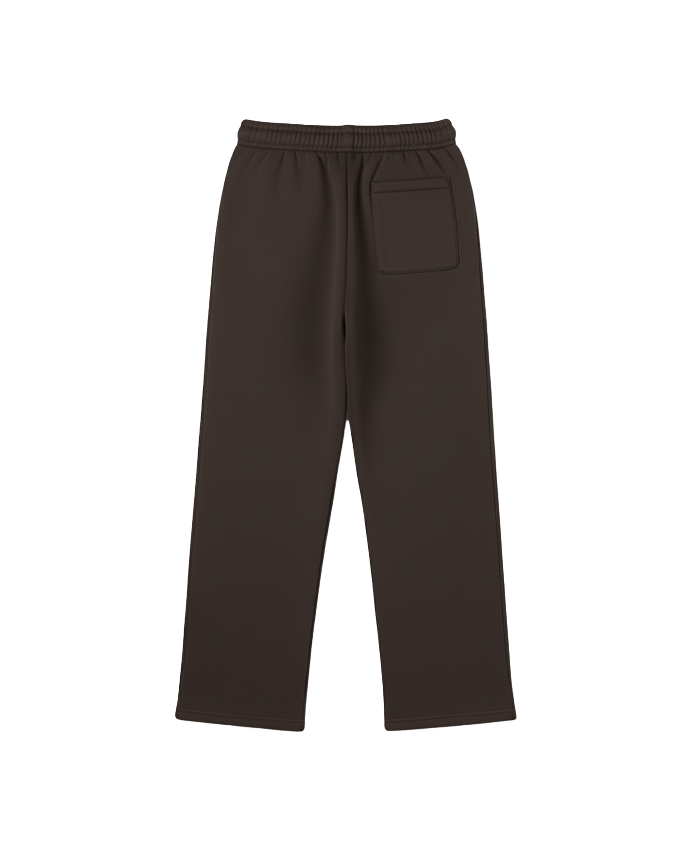 400 GSM "Mocha Brown" Straight Sweatpants