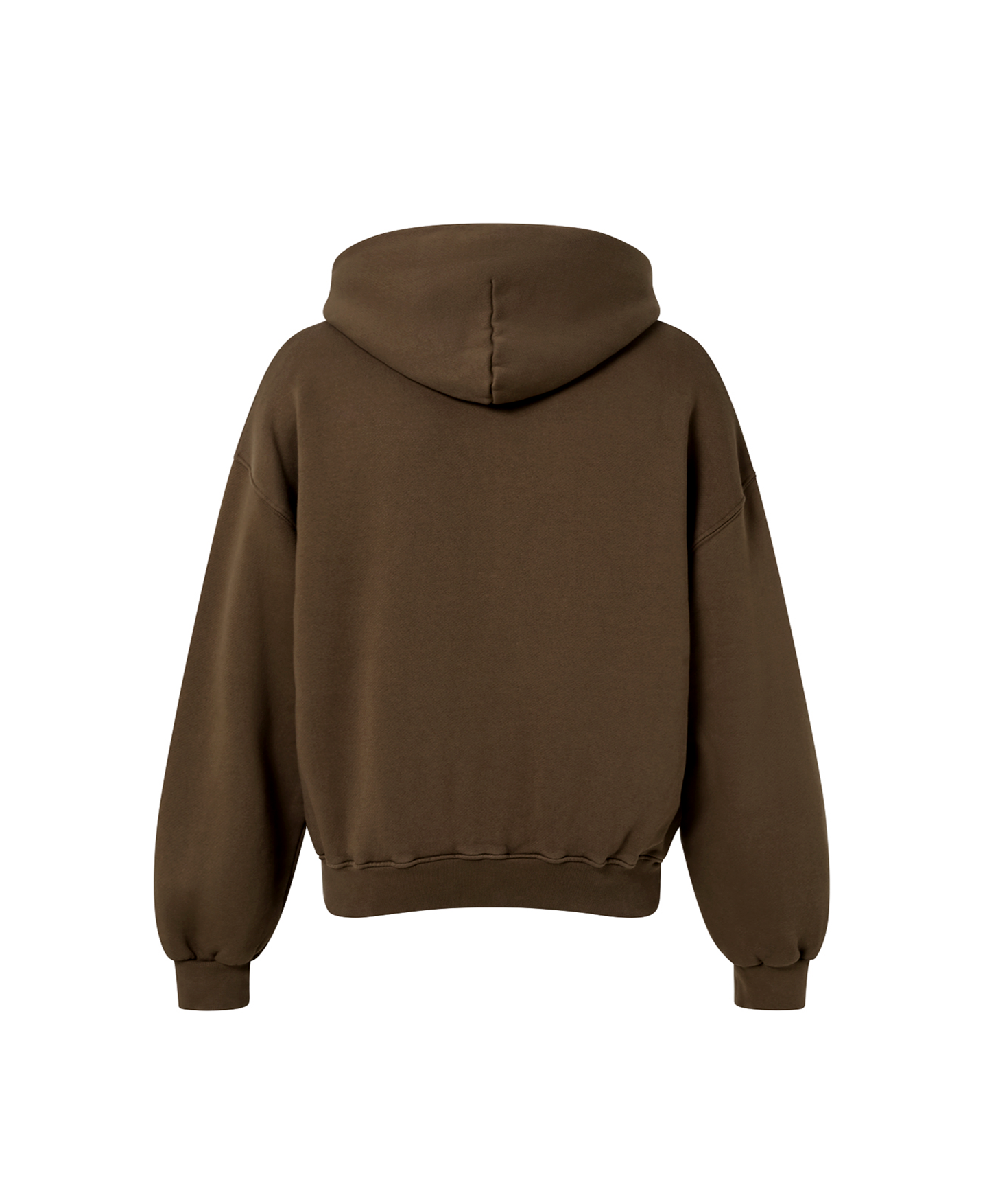 400 GSM 'Mocha Brown' DOUBLE ZIP HOODIE