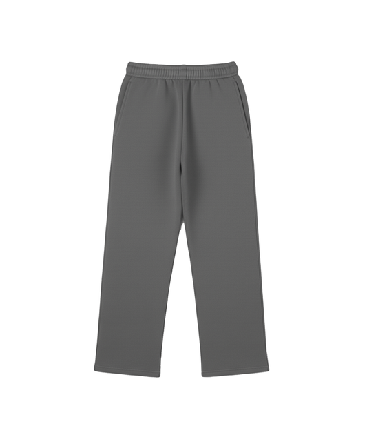 400 GSM "Deep Grey" Straight Sweatpants