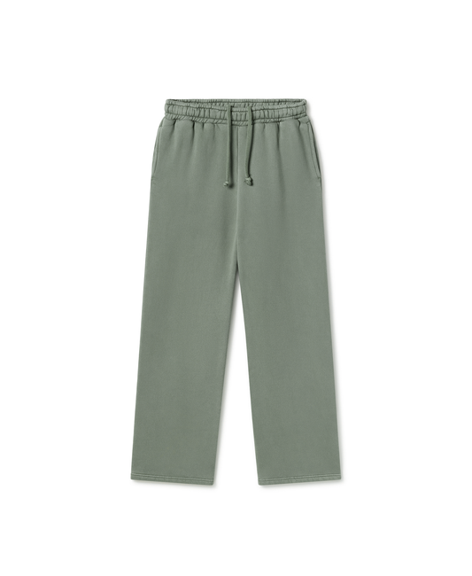 'SAGE GREEN' Open Bottom Sweatpants