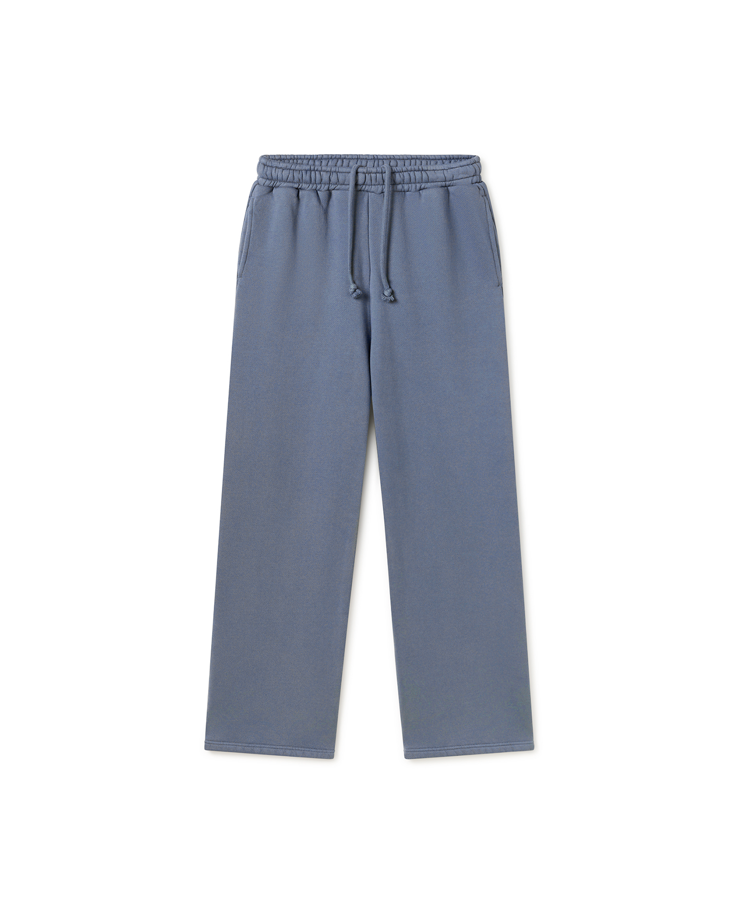 'Slate Grey' Open Bottom Sweatpants